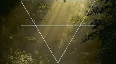 Elemento Terra, triangulo virado pra baixo, com ponta cortada horizontalmente